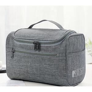 Cosmetic Bag In Blue Top Zipper with Handle Brand New This Is BLUE Only.